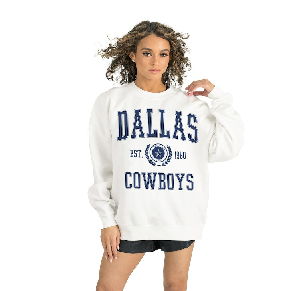 Gameday Couture Women's Timeless Triumph Premium Fleece Pullover Sweatshirt - Dallas Cowboys Pullover