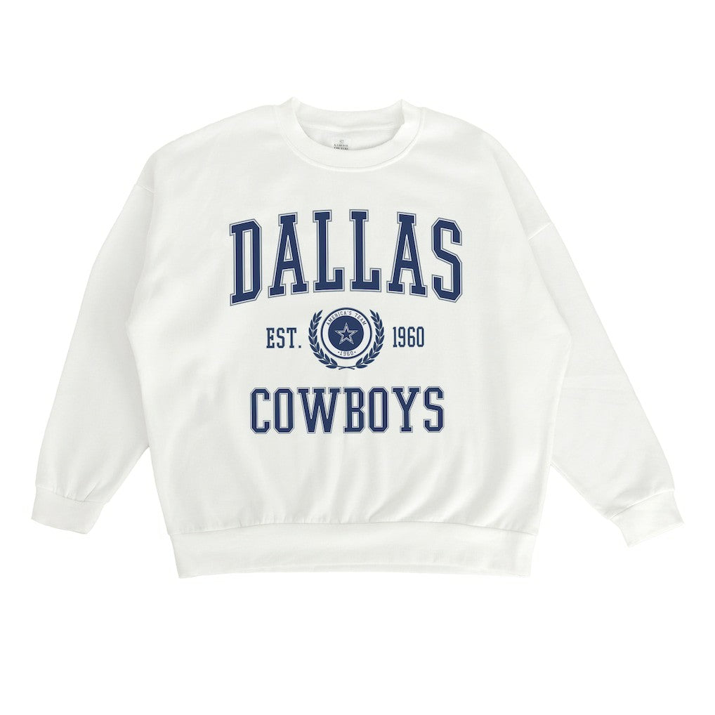 Gameday Couture Women's Timeless Triumph Premium Fleece Pullover Sweatshirt - Dallas Cowboys Pullover