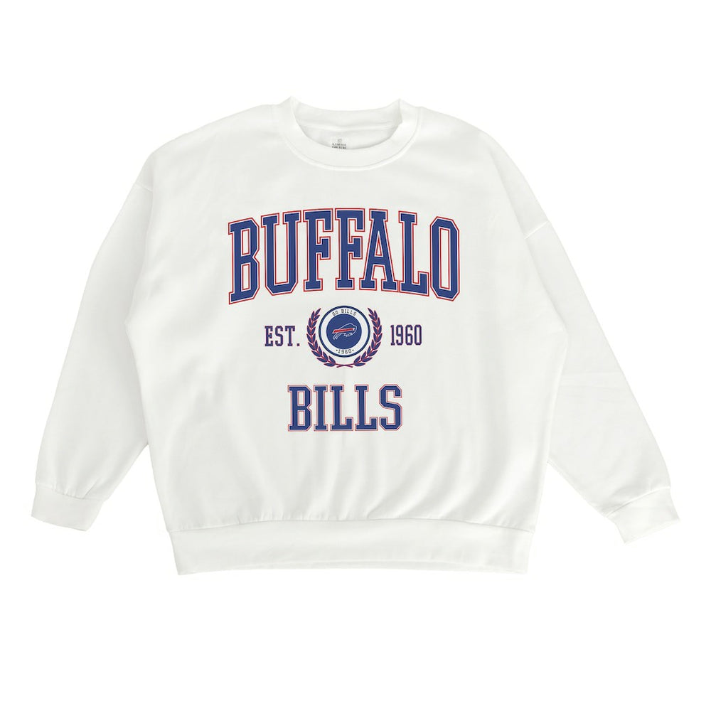 Gameday Couture Women's Timeless Triumph Premium Fleece Pullover Sweatshirt - Buffalo Bills Pullover