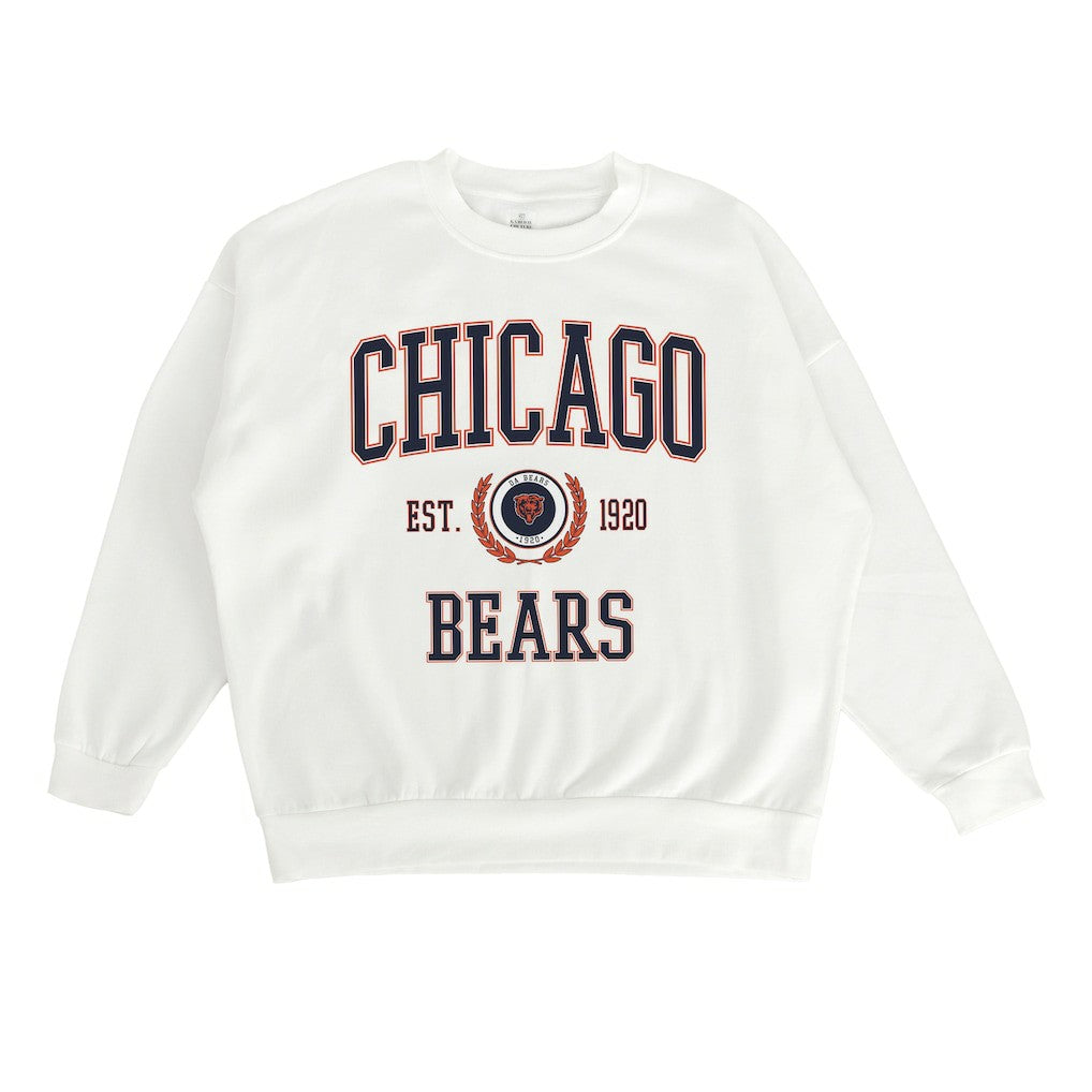 Gameday Couture Women's Timeless Triumph Premium Fleece Pullover Sweatshirt - Chicago Bears Pullover