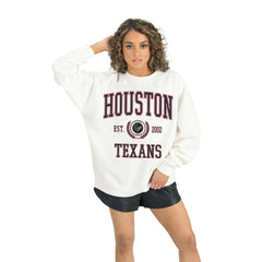 Gameday Couture Women's Timeless Triumph Premium Fleece Pullover Sweatshirt - Houston Texans Pullover