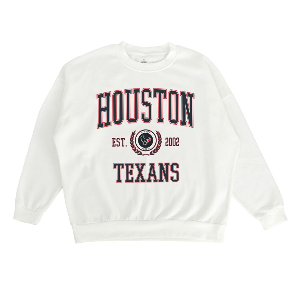 Gameday Couture Women's Timeless Triumph Premium Fleece Pullover Sweatshirt - Houston Texans Pullover