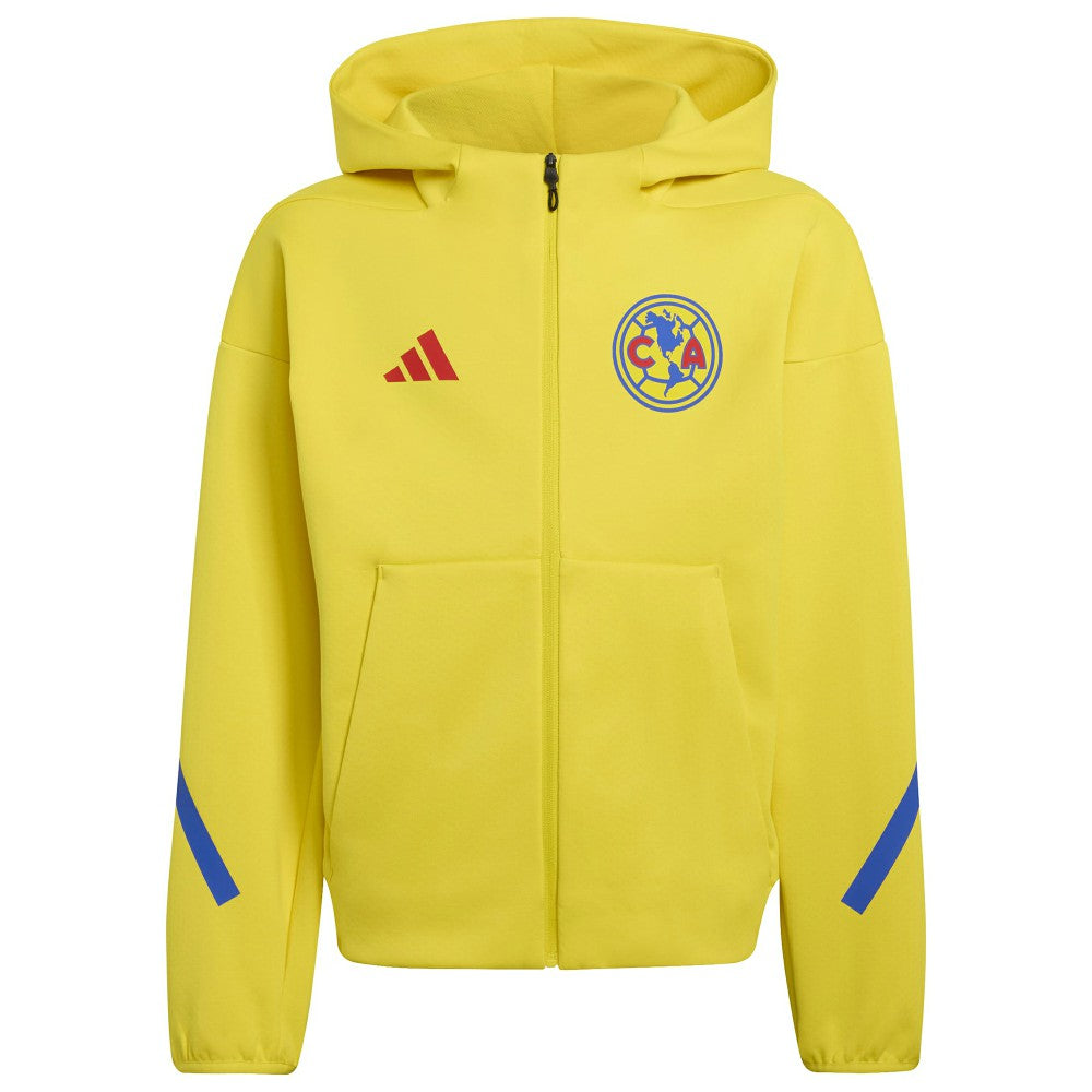 Club America Youth 2025/26 Club Anthem Full-Zip Hoodie Jacket