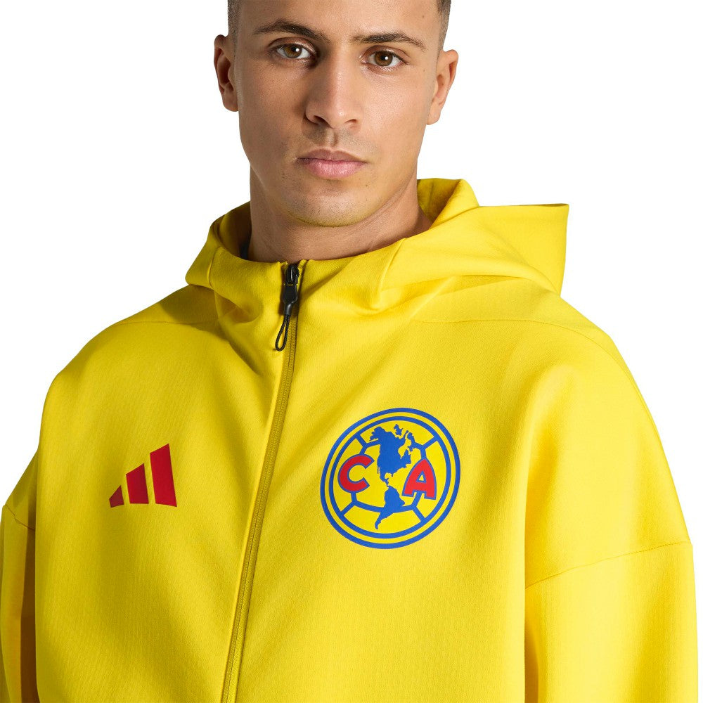 Club America 2025/26 Club Anthem Full-Zip Hooded Jacket
