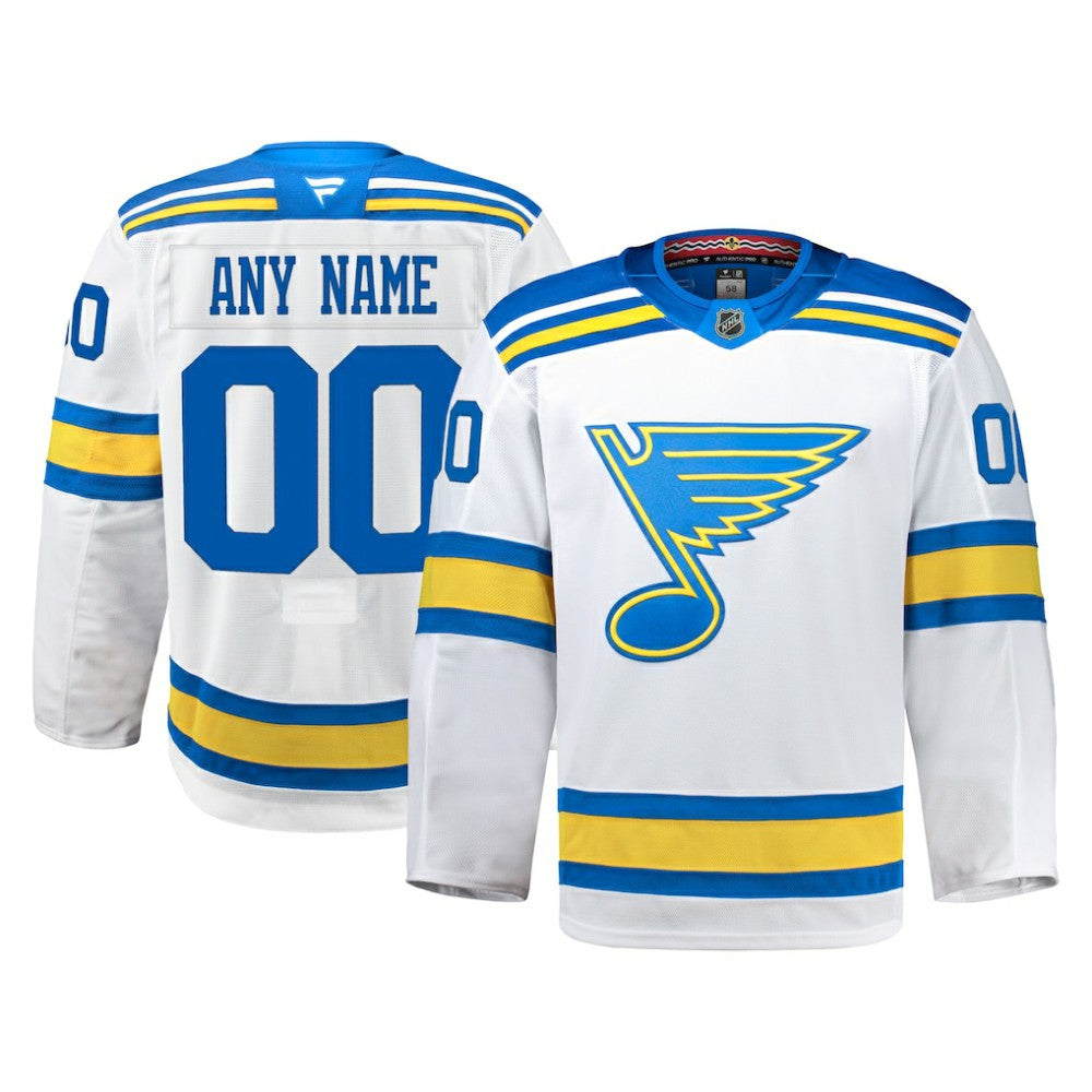NHL St. Louis Blues Fanatics Away Authentic Pro Custom Jersey