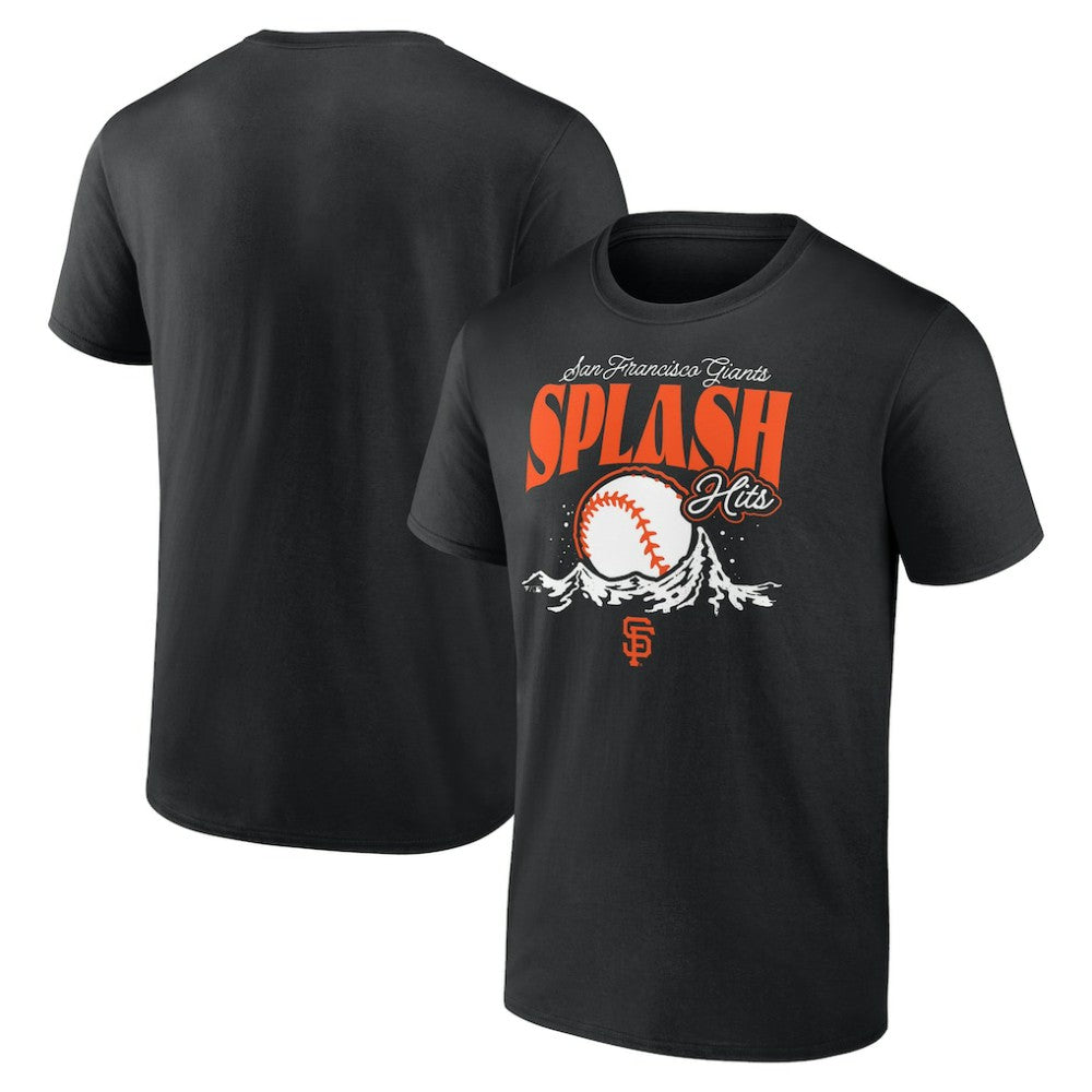 Black San Francisco Giants Splash Hits T-Shirt