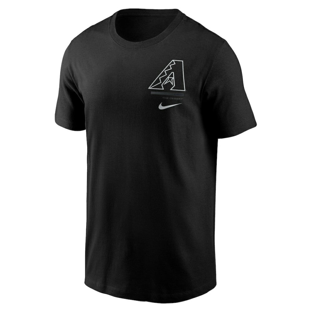 Black Arizona Diamondbacks Nike  Bar Loading T-Shirt