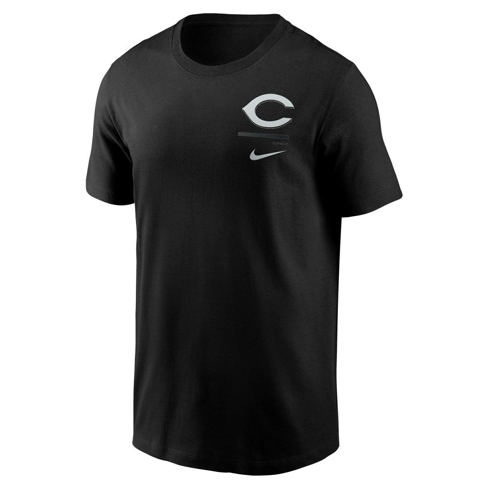 Black Cincinnati Reds Nike  Bar Loading T-Shirt