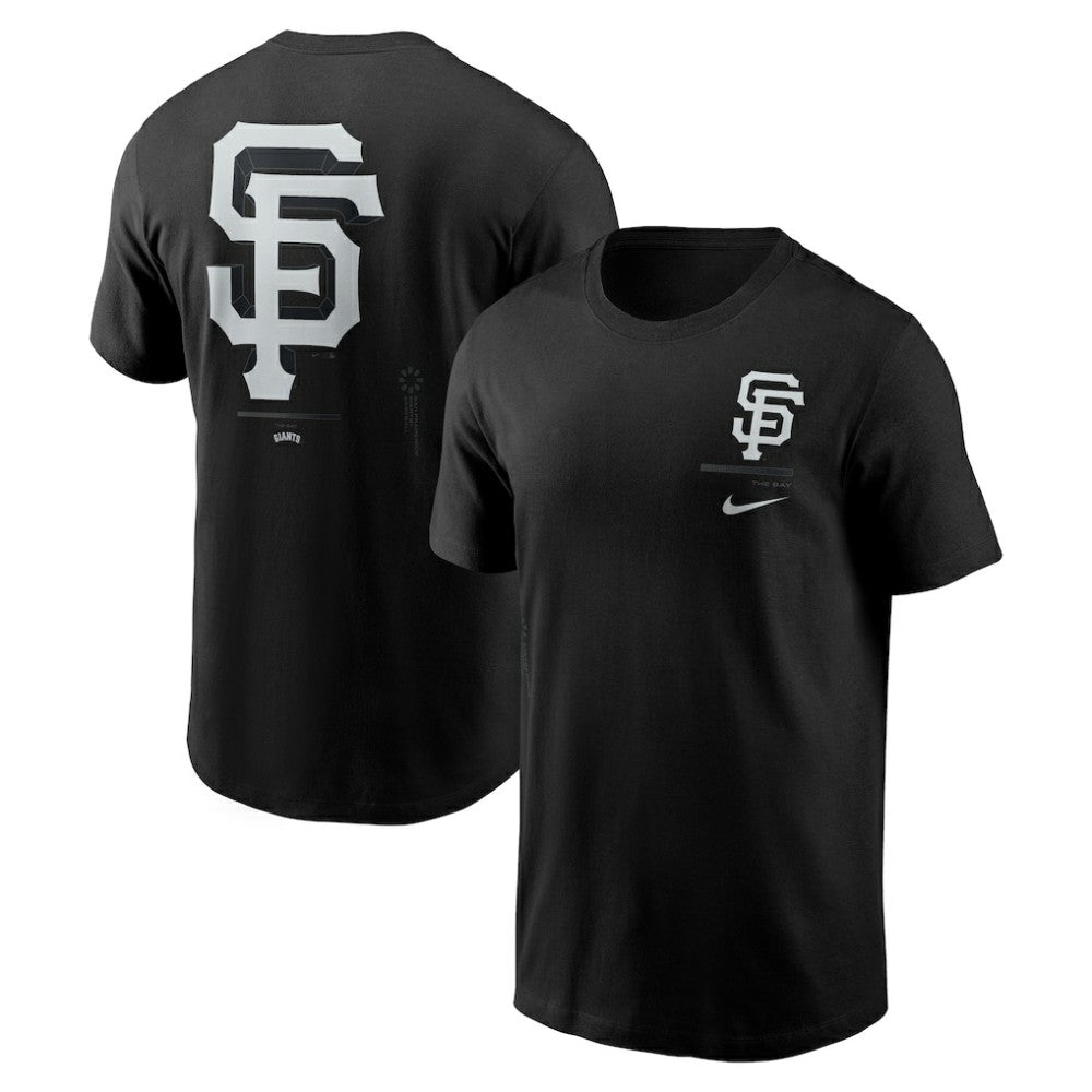 Black San Francisco Giants Nike  Bar Loading T-Shirt