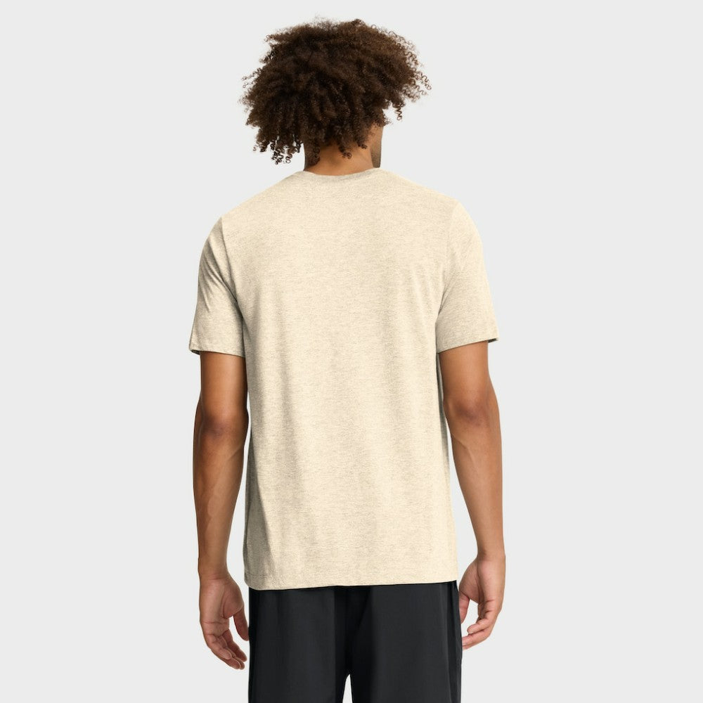 Natural Chicago Cubs Nike Wordmark Tri-Blend T-Shirt
