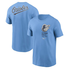 Light Blue Baltimore Orioles Nike Record Shattered T-Shirt