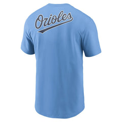 Light Blue Baltimore Orioles Nike Record Shattered T-Shirt