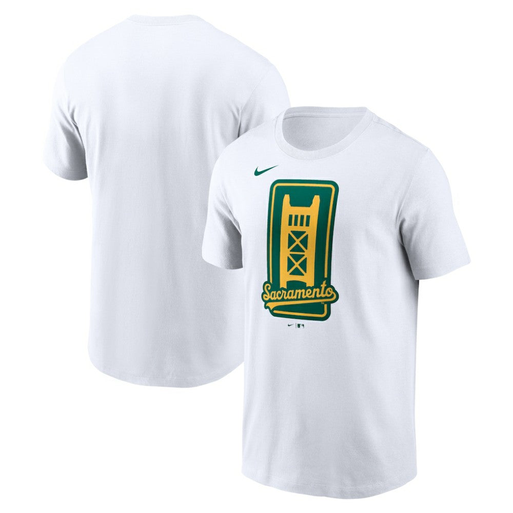 White Athletics Nike Script T-Shirt