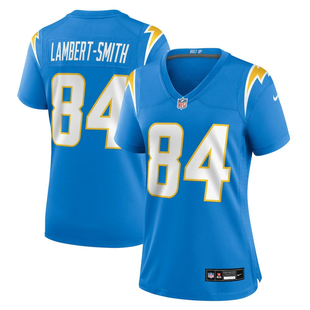 KeAndre Lambert-Smith  Women's Team Game Jersey - Los Angeles Chargers Jerseys