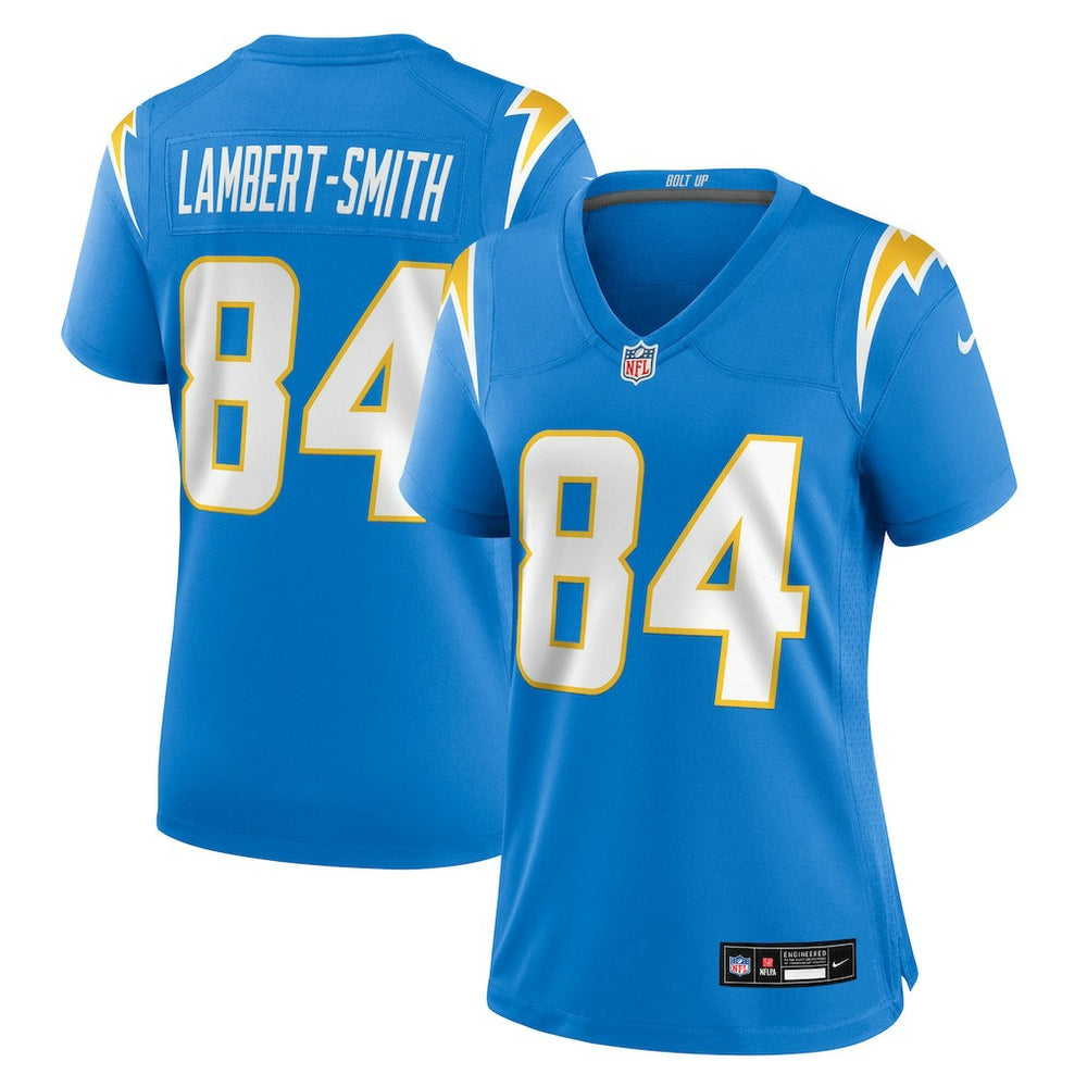 KeAndre Lambert-Smith  Women's Team Game Jersey - Los Angeles Chargers Jerseys