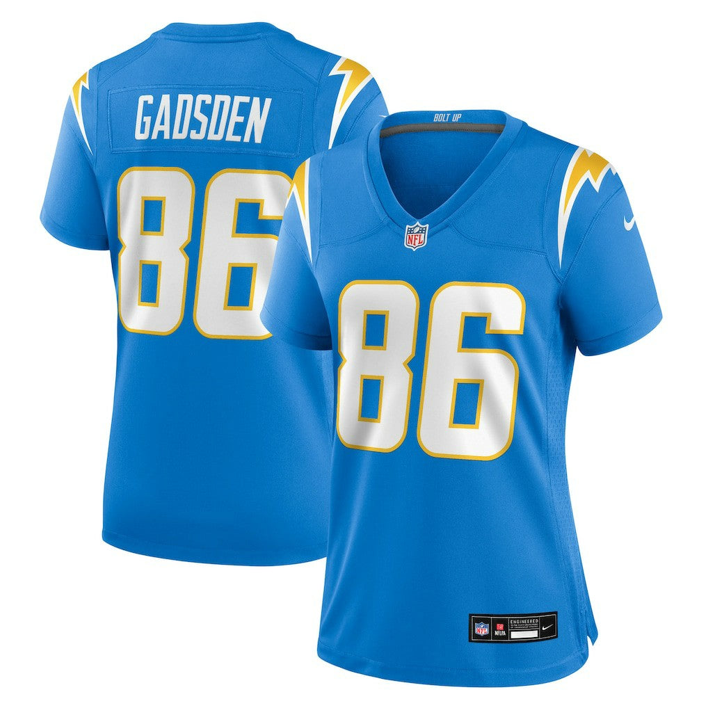 Oronde Gadsden  Women's Team Game Jersey - Los Angeles Chargers Jerseys