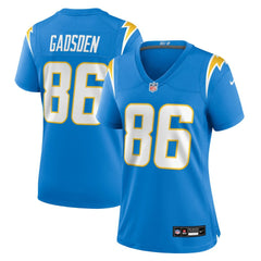 Oronde Gadsden  Women's Team Game Jersey - Los Angeles Chargers Jerseys