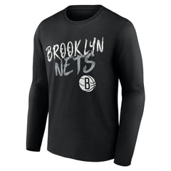 Brooklyn Nets Hustle Custom Long Sleeve T-Shirt