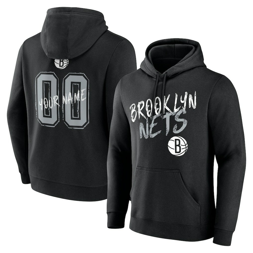 Brooklyn Nets Hustle Custom Pullover Hoodie