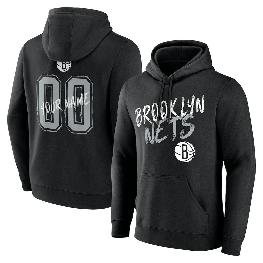 Brooklyn Nets Hustle Custom Pullover Hoodie