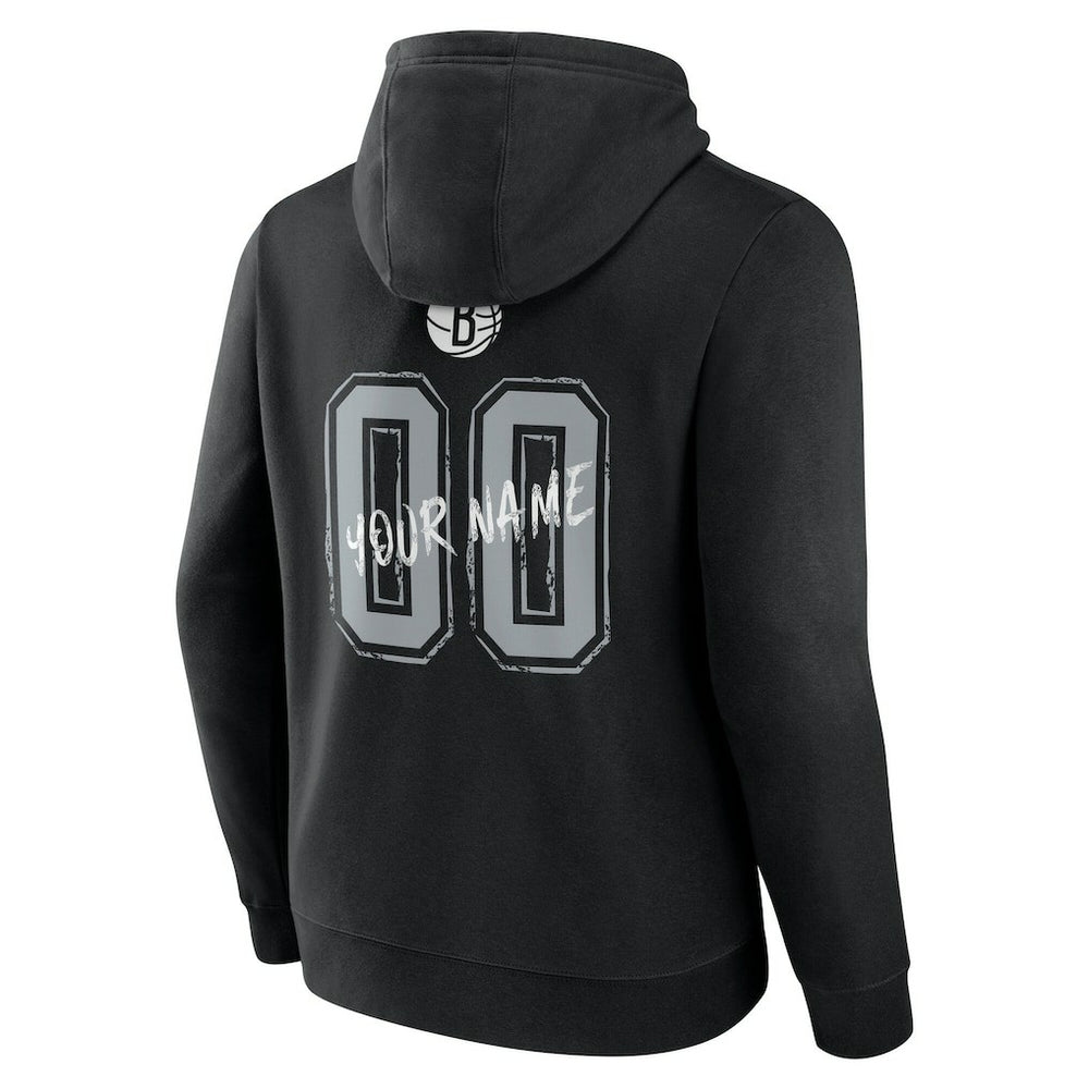 Brooklyn Nets Hustle Custom Pullover Hoodie