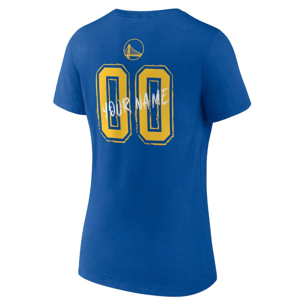 Golden State Warriors Women's Hustle Custom V-Neck T-Shirt sale
