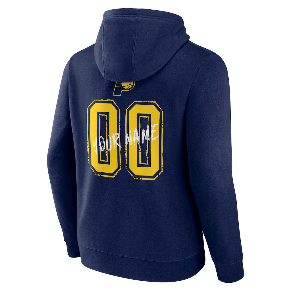 Indiana Pacers Hustle Custom Pullover Hoodie