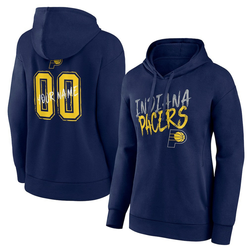 Indiana Pacers Women's Hustle Custom Pullover Hoodie