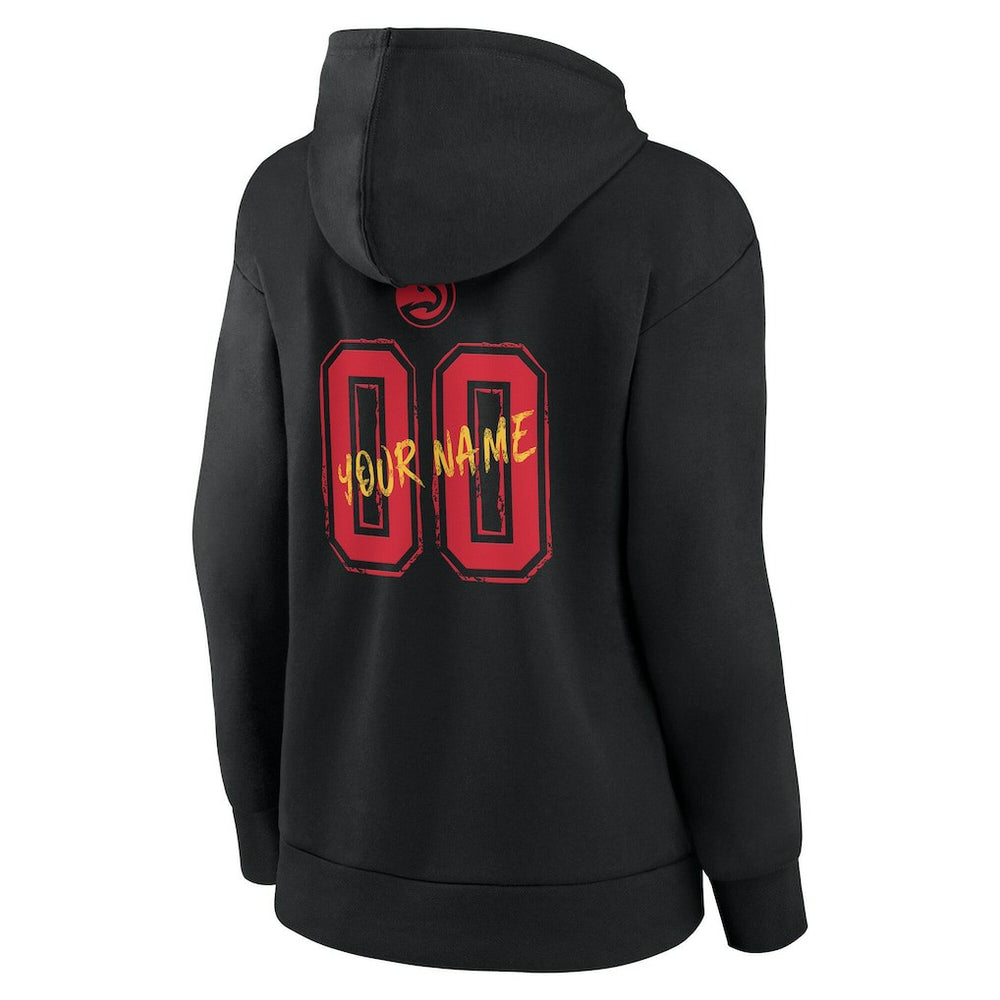 Atlanta Hawks Women's Hustle Custom Pullover Hoodie