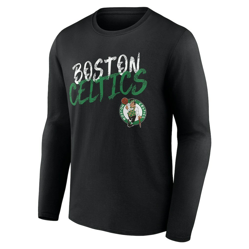 Boston Celtics Hustle Custom Long Sleeve T-Shirt