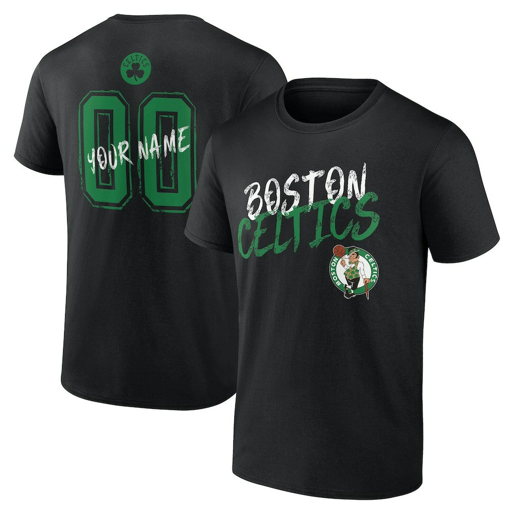 Boston Celtics Hustle Custom T-Shirt