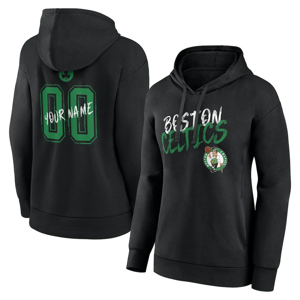 Boston Celtics Women's Hustle Custom Pullover Hoodie