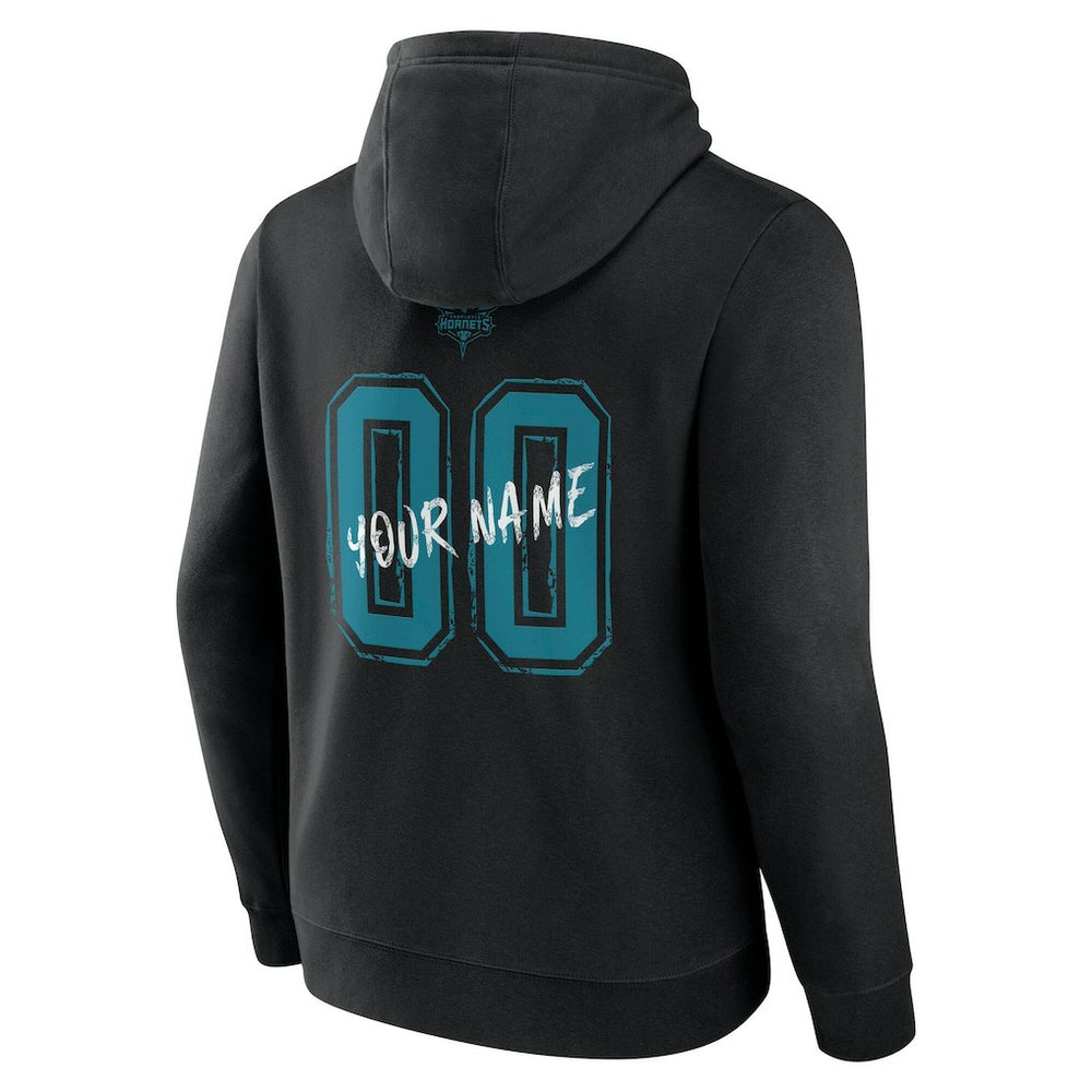 Charlotte Hornets Hustle Custom Pullover Hoodie