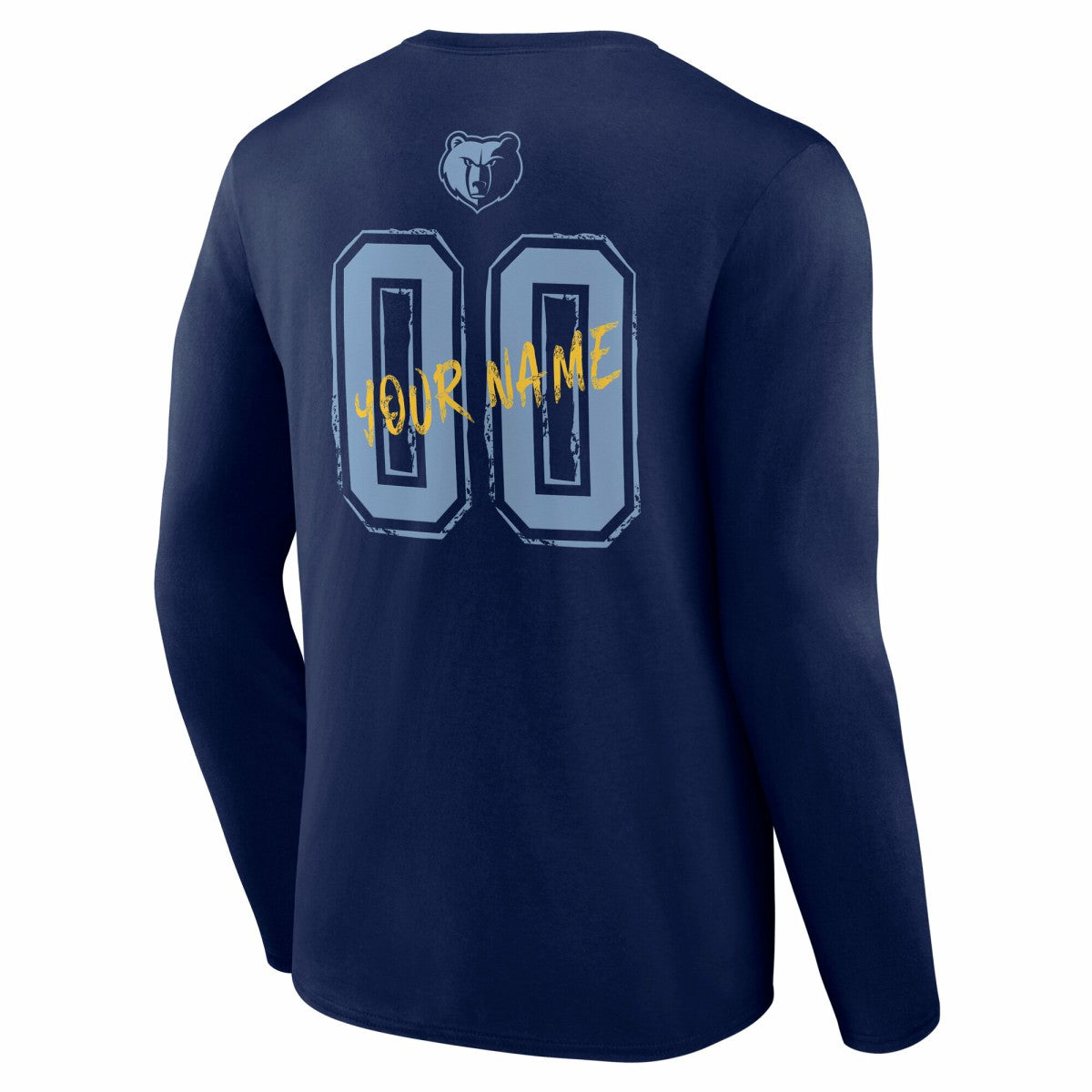 Memphis Grizzlies Hustle Custom Long Sleeve T-Shirt