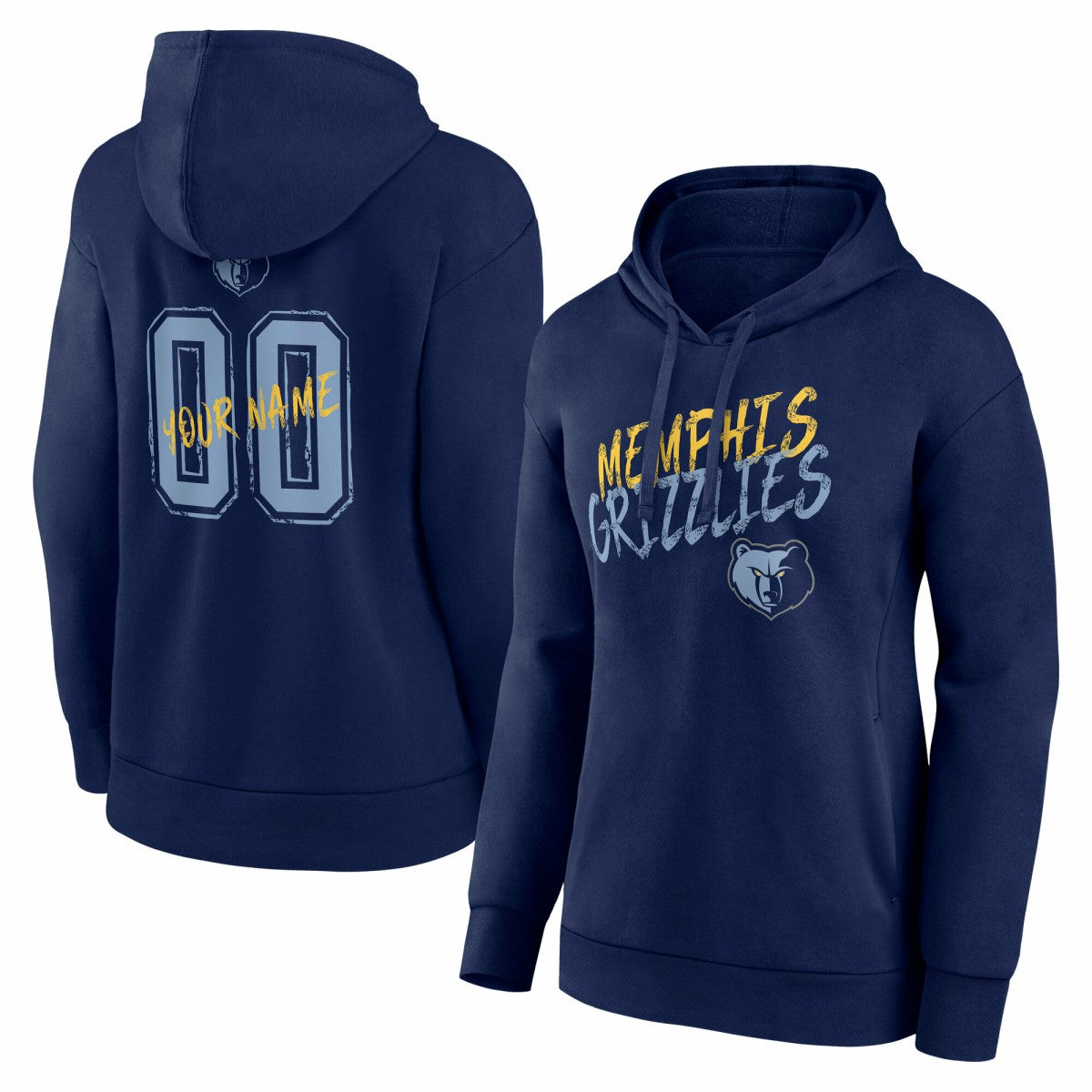 Memphis Grizzlies Women's Hustle Custom Pullover Hoodie