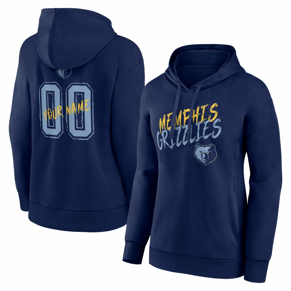 Memphis Grizzlies Women's Hustle Custom Pullover Hoodie