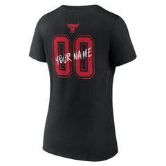 Chicago Bulls Women's Hustle Custom V-Neck T-Shirt sale