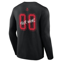 Houston Rockets Hustle Custom Long Sleeve T-Shirt