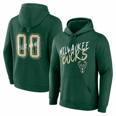 Milwaukee Bucks Hustle Custom Pullover Hoodie