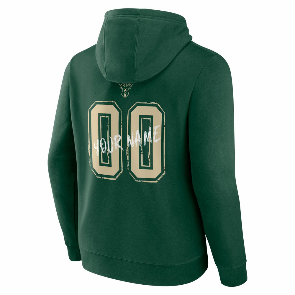 Milwaukee Bucks Hustle Custom Pullover Hoodie