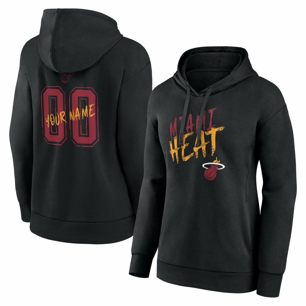 Miami Heat Women's Hustle Custom Pullover Hoodie