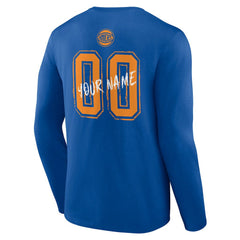 New York Knicks Hustle Custom Long Sleeve T-Shirt