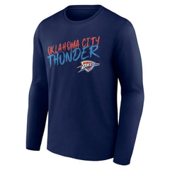 Oklahoma City Thunder Hustle Custom Long Sleeve T-Shirt