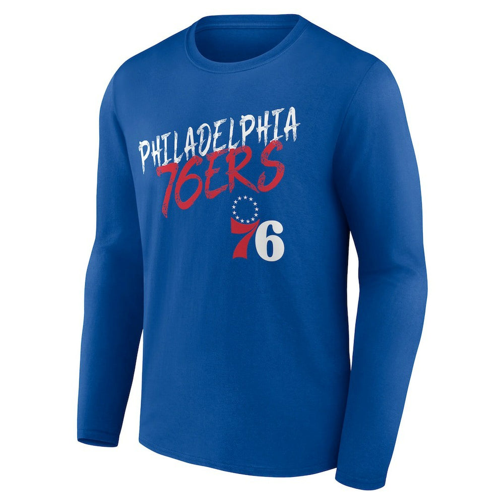 Philadelphia 76ers Hustle Custom Long Sleeve T-Shirt