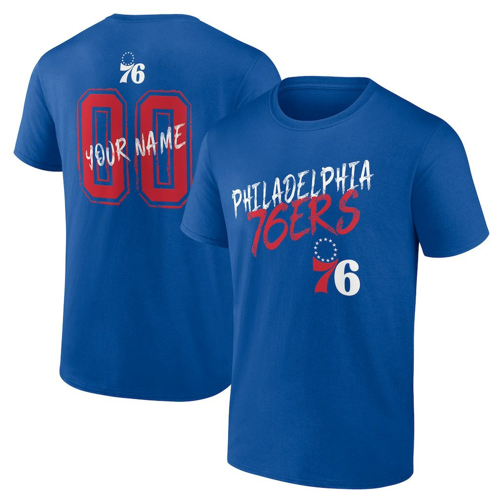 Philadelphia 76ers Hustle Custom T-Shirt