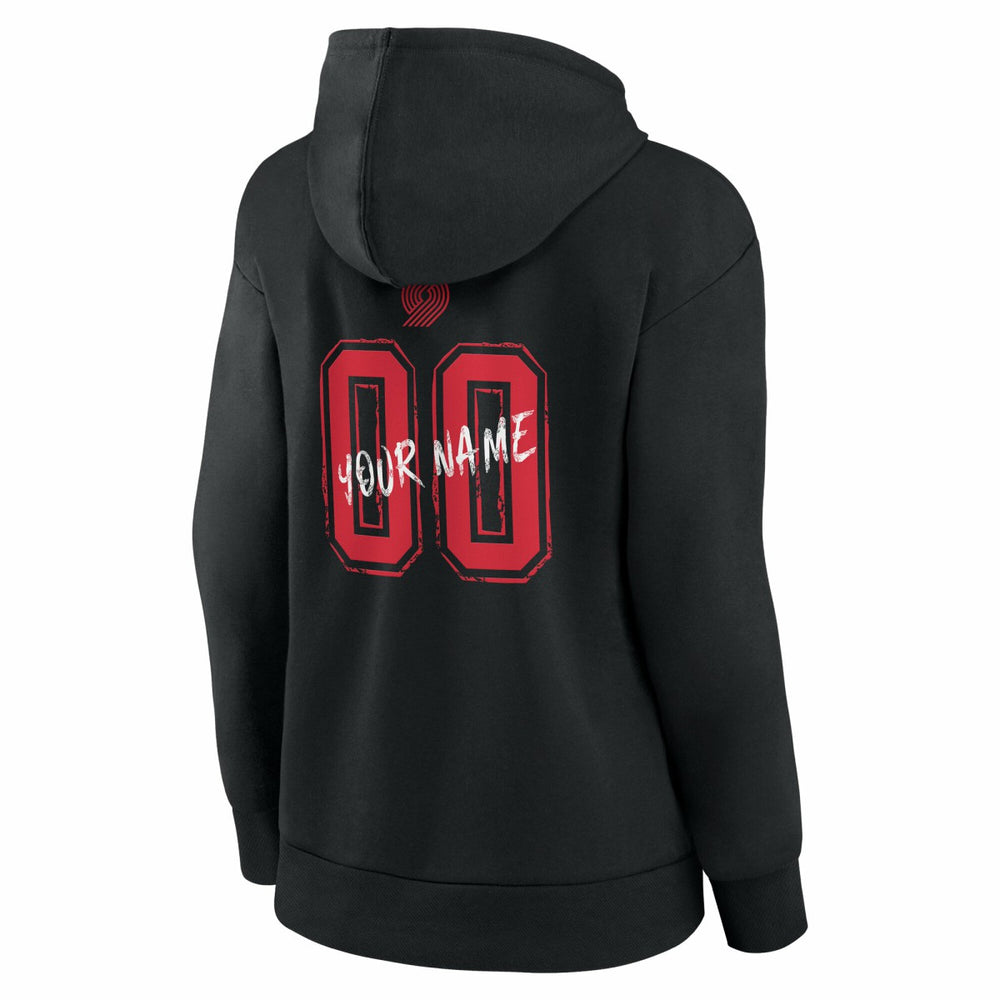Portland Trail Blazers Women's Hustle Custom Pullover Hoodie