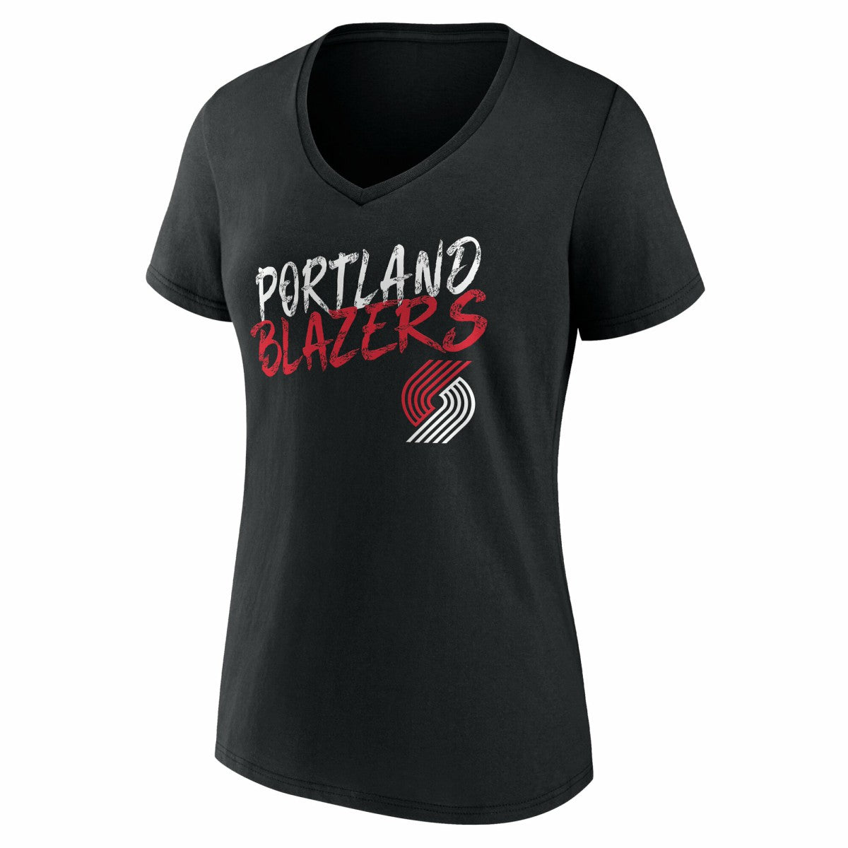 Portland Trail Blazers Women's Hustle Custom V-Neck T-Shirt
