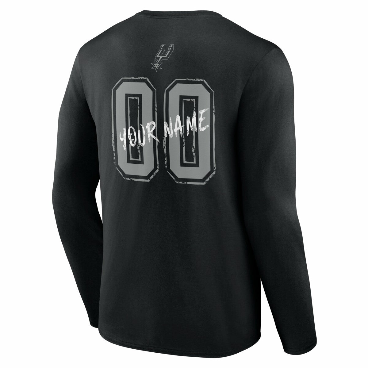 San Antonio Spurs Hustle Custom Long Sleeve T-Shirt