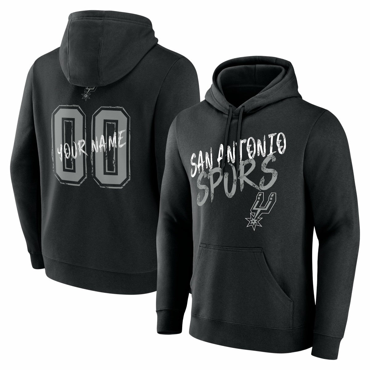 San Antonio Spurs Hustle Custom Pullover Hoodie