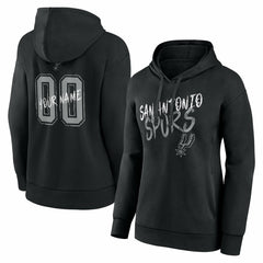 San Antonio Spurs Women's Hustle Custom Pullover Hoodie